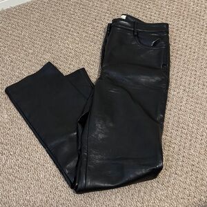 Aritzia Black Straight Leg Pants